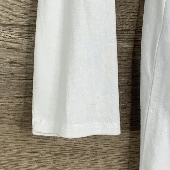 Members Mark Favorite Cross Front Tee, Women's L White Tee Shirt Soft, Lot of 2 - Picture 3 of 11
